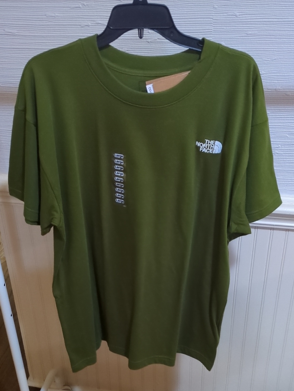 The North Face Men's Olive Green Short Sleeve Tee Men's Large